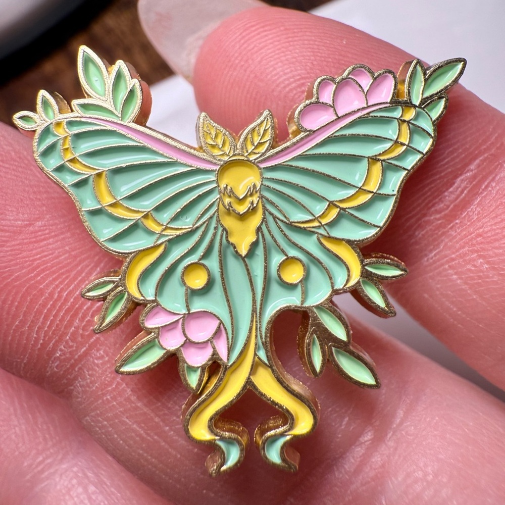 Colorful Butterfly Brooch